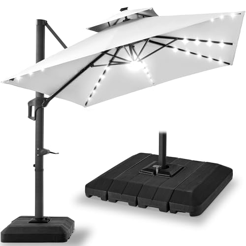 10x10ft Cantilever Patio Umbrella w