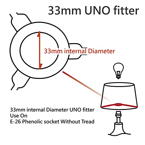56019 Empire Uno Lamp Shade in Black