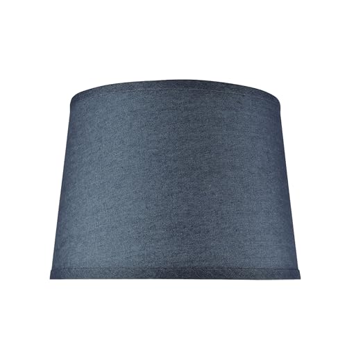 32306A Transitional Hardback Empire Shaped Spider Construction Lamp Shade in Washing Blue