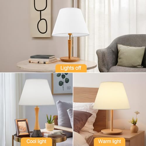 White Lamp Shades Set of 2 for Table Lamps (2 Count)