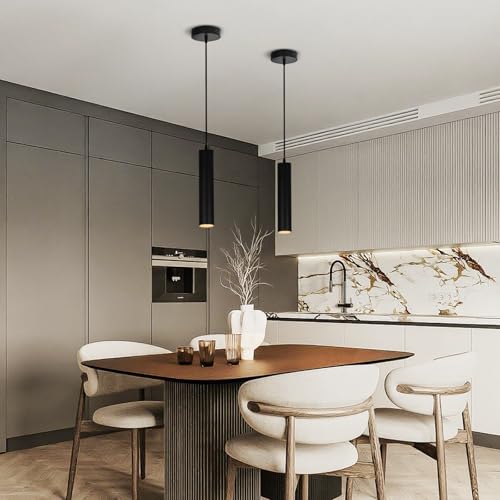 Black Pendant Lights 2 Pack