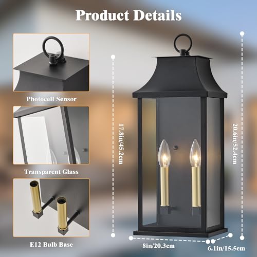 Dusk to Dawn Outdoor Wall Light