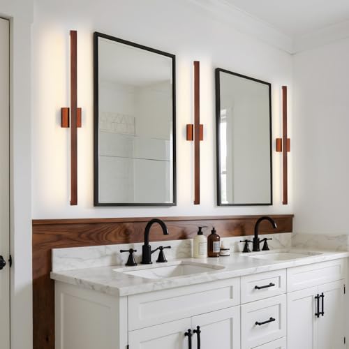 Modern Bathroom Light Fixtures Over Mirror