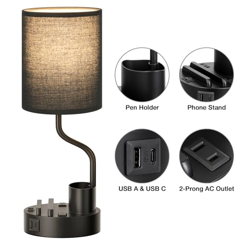 Bedside Lamps for Bedroom Set of 2 (2 Count)