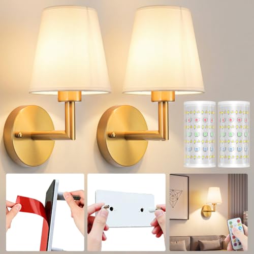 Battery Operated Wall Sconce (2 Count)