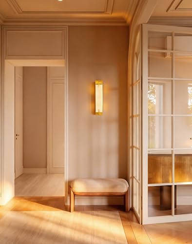 Modern Marble Wall Sconce Natural Alabaster Sconce
