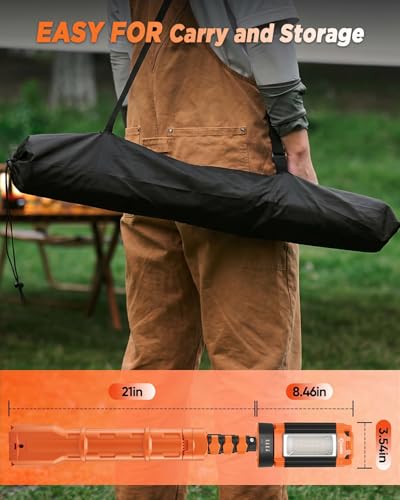 Portable Camping Light with Stand Work Light 12000mAh with Remote