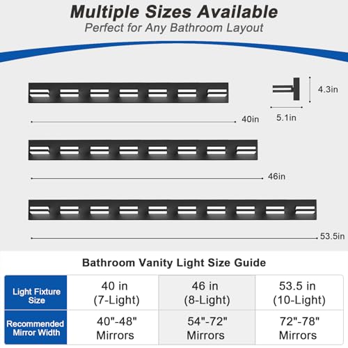LED Modern Bathroom Lights Fixtures