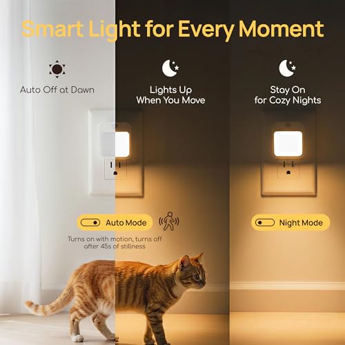 Plug in Night Light with Motion Sensor (2 Count)
