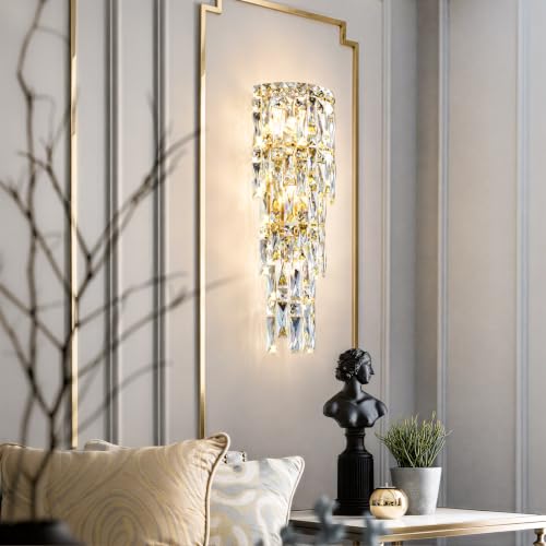 Modern K9 Crystal Wall Sconce