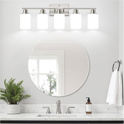 5 Light Bathroom Light Fixtures