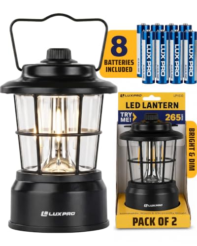 Retro Outdoor Lantern (2 Count)