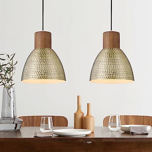 2 Pack Hammered Pendant Light Fixtures (2 Count)