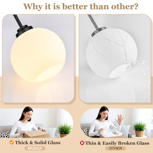 2 Pack Globe Pendant Lights (2 Count)