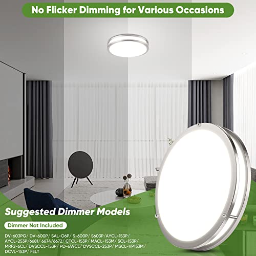 36W LED Flush Mount Ceiling Light Fixture