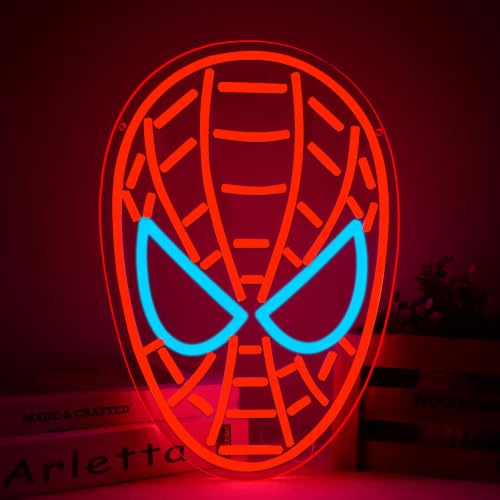 Anime Theme Cartoon LED Neon Sign for Wall Decor (Spider)