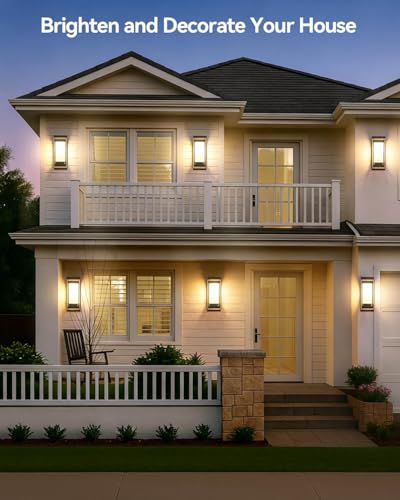 Dusk to Dawn Outdoor Wall Lights 2 Pack