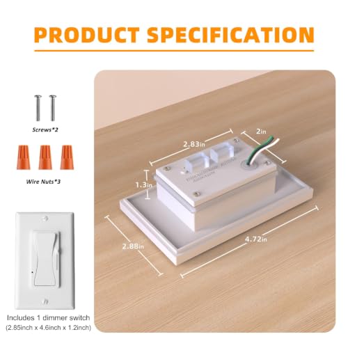 12 Pack 5CCT 120V Motion Sensor Step Lights (12 Count)
