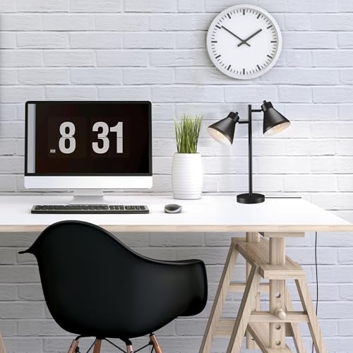 18" 2 Light Desk Lamp