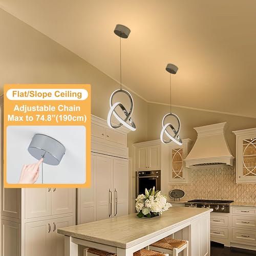 Modern Kitchen Island Lights (3 Count)