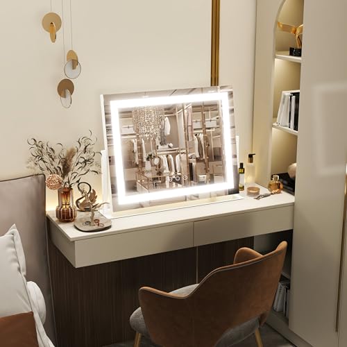Vanity Mirror with Lights 22''x18'' Makeup Mirror with Lights