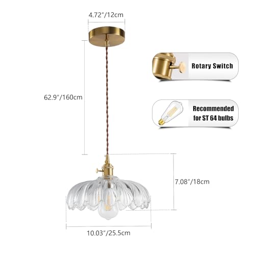 Glass Pendant Lights Kitchen Island