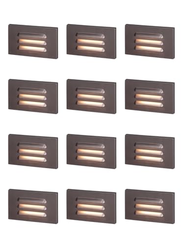 12 Pack 5CCT 120V LED Step Lights (12 Count)