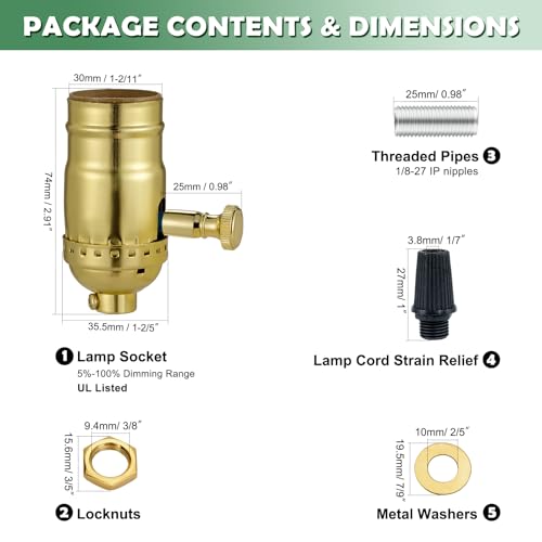 Full Range Dimmer Lamp Socket