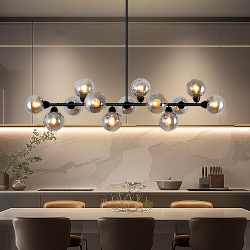 Linear Chandelier Dining Room 59 Inch Sputnik Island Pendant Light