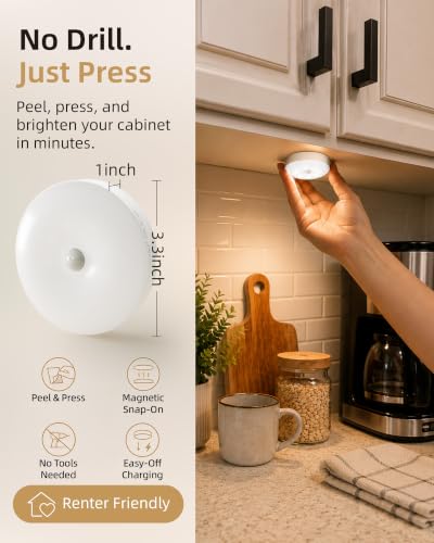 Under Cabinet Lighting with Charging Station (3 Count)