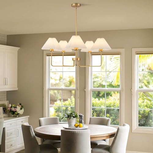 33.4” Gold Chandelier (5 Count)