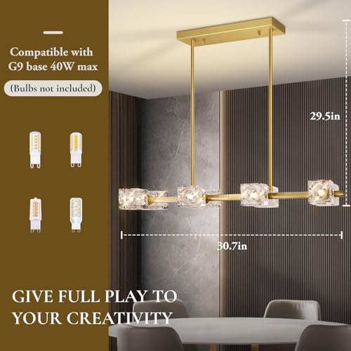 Modern Crystal Chandeliers for Dining Room