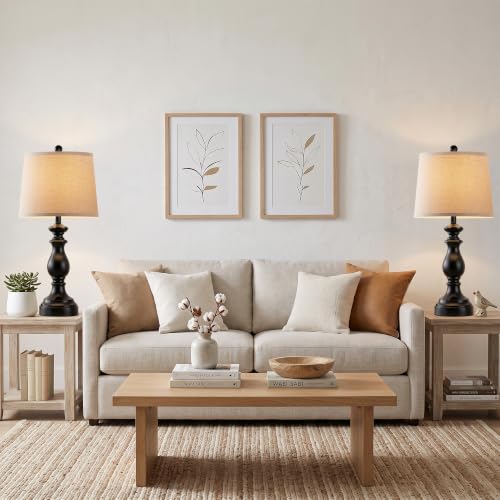 Traditional Table Lamp Set of 2 (2 Count)