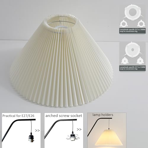 Pleated Lamp Shade for Arc