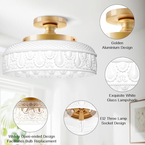Semi Flush Mount Ceiling Light