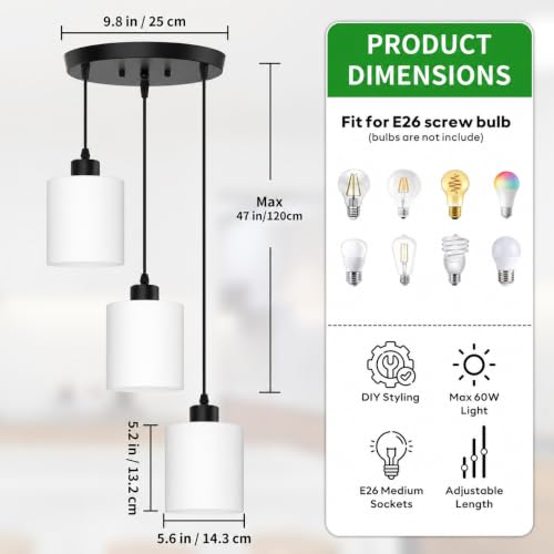 3 Light Pendant Lighting