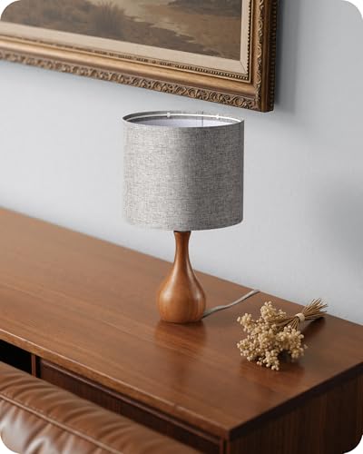 Gray Table Lamp