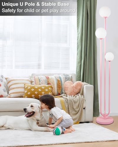 63IN 3 Light Dimmable Floor Lamp (3 Count)