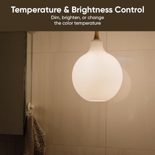 800LM A19 Tunable Smart Light Bulb White (4 Count)