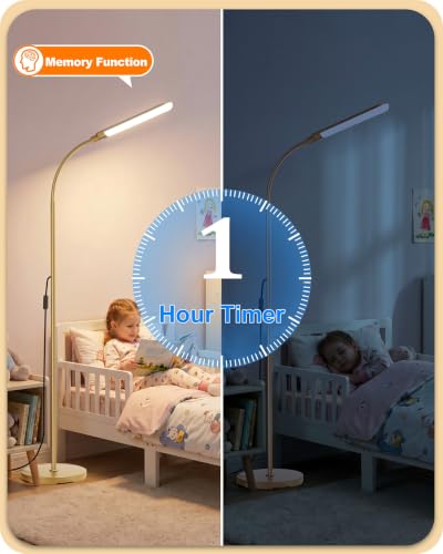 LED Floor Lamp (Gold)