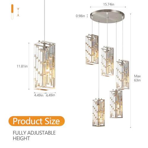 Brushed Nickel Pendant Lighting Modern Pendant Light