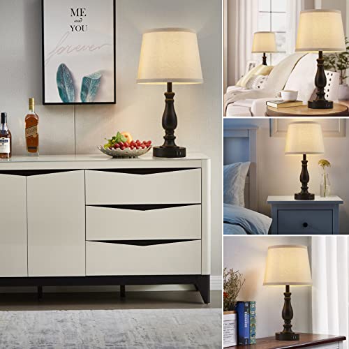 Lamps for Bedroom Set of 2 (2 Count)