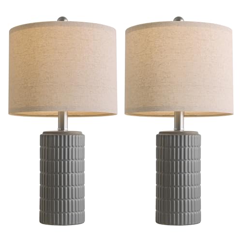 20.75'' Ceramic Small Table Lamps for Bedroom