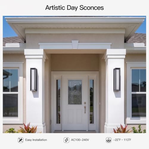 Glass Modern Outdoor Wall Lights