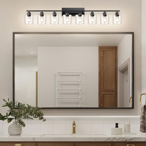 Modern 8 Light Bathroom Light Fixtures