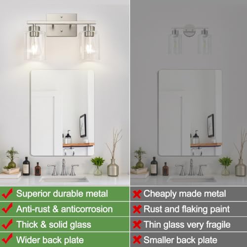 2 Light Bathroom Light Fixtures