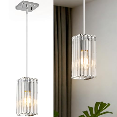 Modern Crystal Pendant Lights Kitchen Island