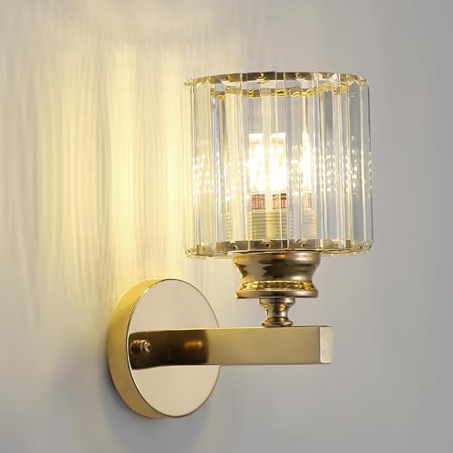 Hardwired Crystal Wall Sconces