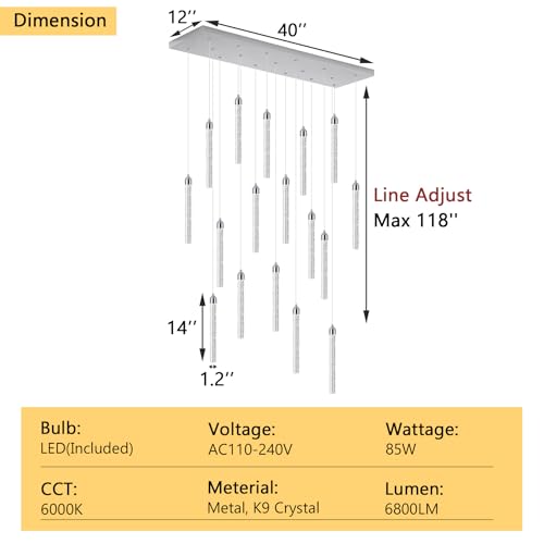Rectangular Chandeliers 17