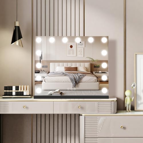 Vanity Mirror with Lights Lighted Makeup Mirror with Dimmable LED Bulbs